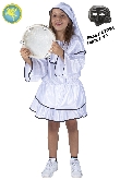 Costume da Pulcinella bambina