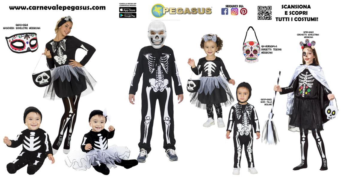 ACCESSORI E COSTUMI DA SCHELETRO