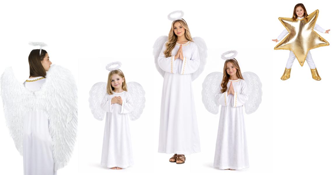 COSTUMI E ACCESSORI DA ANGELI
