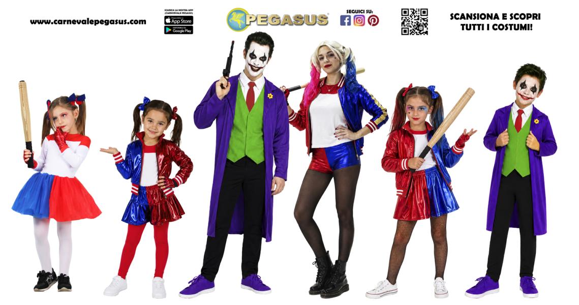 VESTITI DI CARNEVALE DA BAD GIRL E CLOWN PAZZI