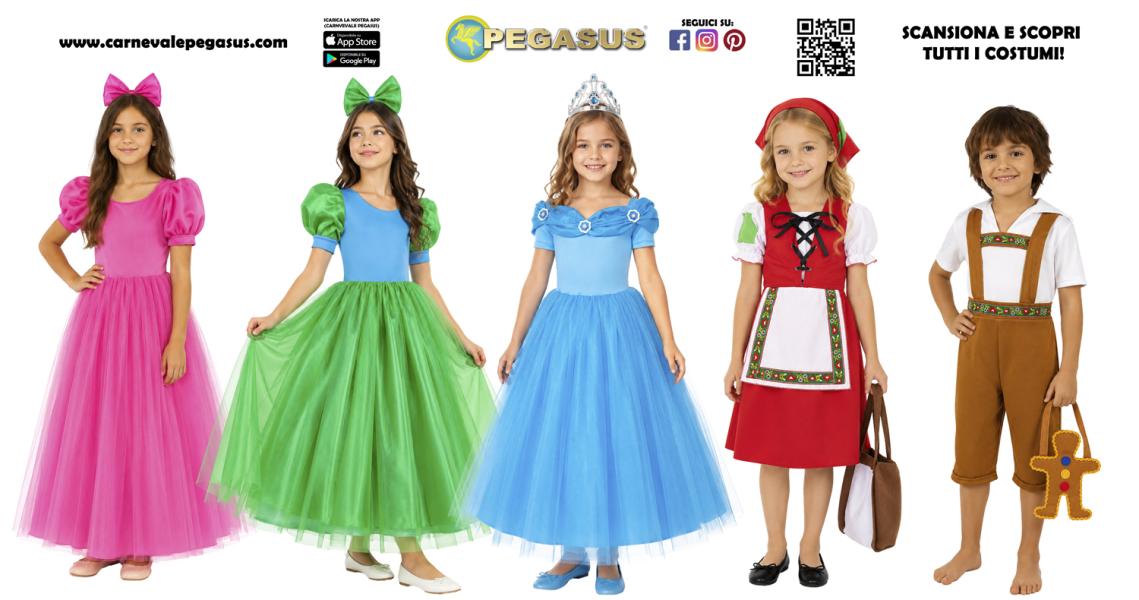 COSTUMI PERSONAGGI DELLE FIABE E FAVOLE