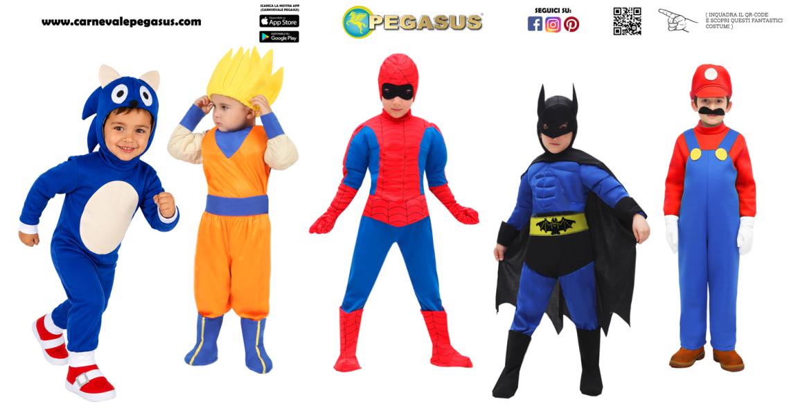 VESTITI DA SUPEREROE BAMBINO DA 3 A 6 ANNI