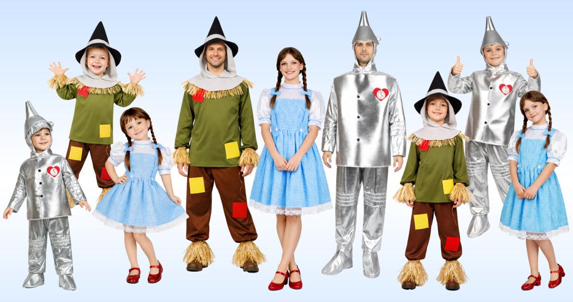 COSTUMI MAGO DI OZ PER FAMIGLIA