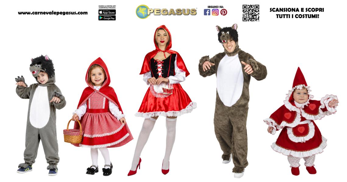 COSTUMI FIABA DI CAPPUCCETTO ROSSO
