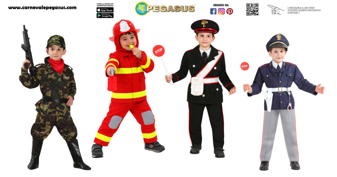 COSTUMI DA MESTIERI PER BAMBINI DA 3 A 6 ANNI 