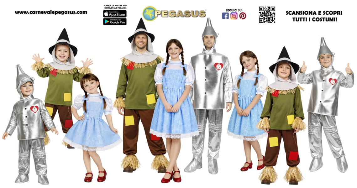 COSTUMI MAGO DI OZ PER FAMIGLIA