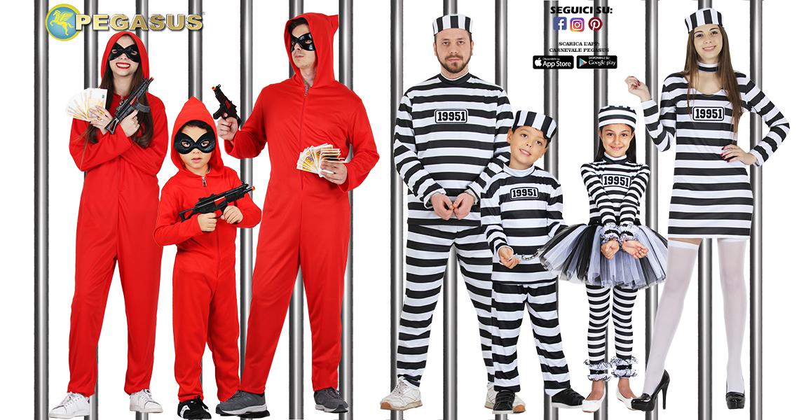 VESTITI DI CARNEVALE LA FAMIGLIA DEI LADRI