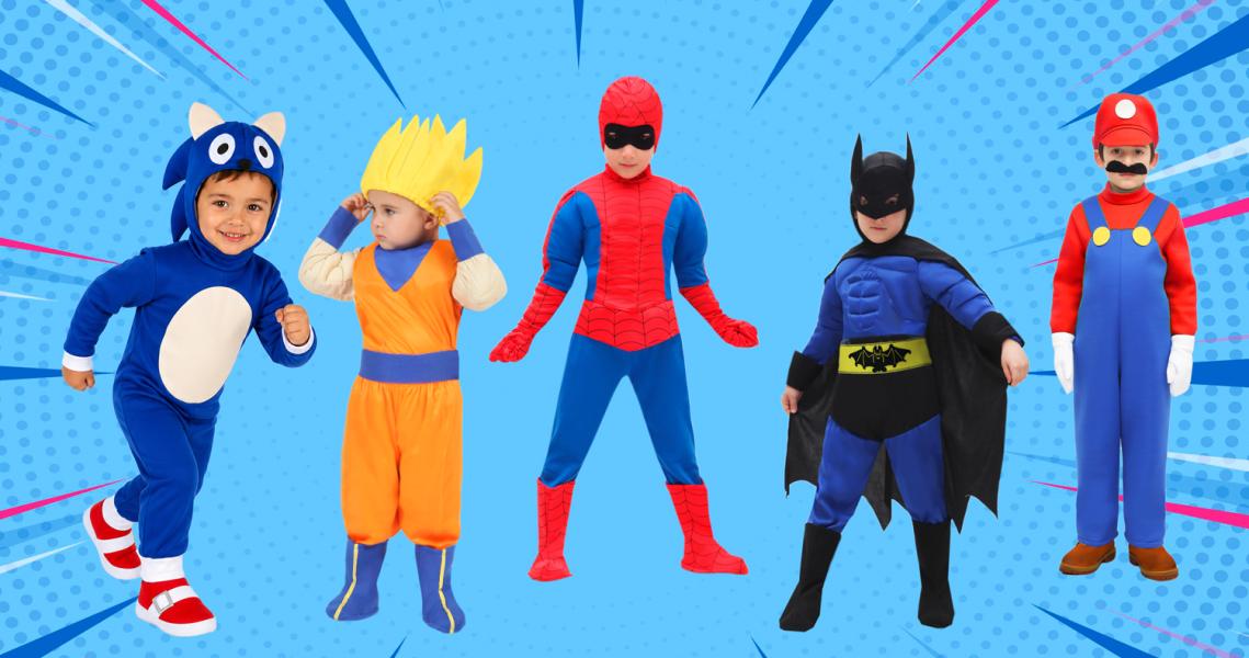 VESTITI DA SUPEREROE BAMBINO DA 3 A 6 ANNI